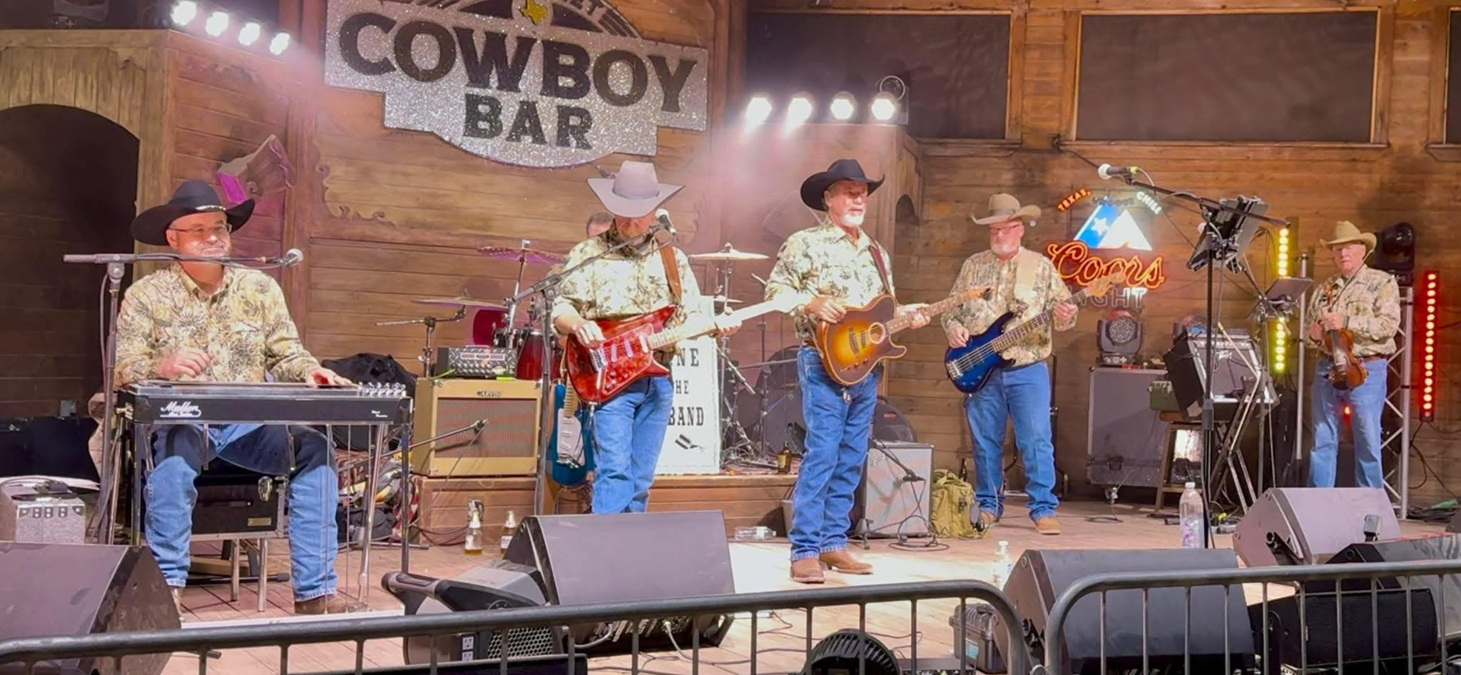 Johnny Blane and The Spur Band performing at a dancehall